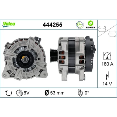 Bilde av VALEO 444255 Dynamo 14V 180A LAND ROVER: Discovery Sport