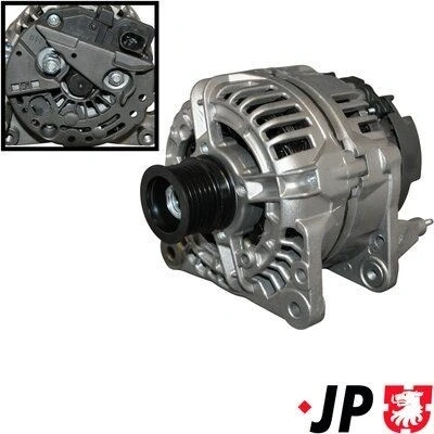 Bilde av JP GROUP 1190103200 Dynamo 12V 90A VOLKSWAGEN: Transporter 4 Bus, Polo V Hatchback, 4, SKODA: Fabia 2, 1 Combi, I Hatchback