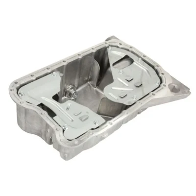 Bilde av BLIC 0216 01 0270470P Bunnpanne med oljeplugg uten oljekartetning, hull for oljenivåmåler, tetningsring, flomsperre Aluminium