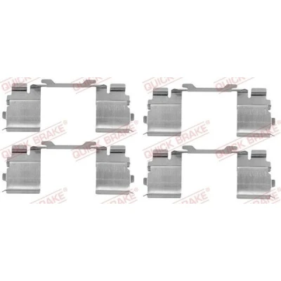 Bilde av QUICK BRAKE 109 1730 Tibehørsett, skivebremse belegg FIAT: Ducato III Flatvogn lastebil / Chassis, Minibuss, Van