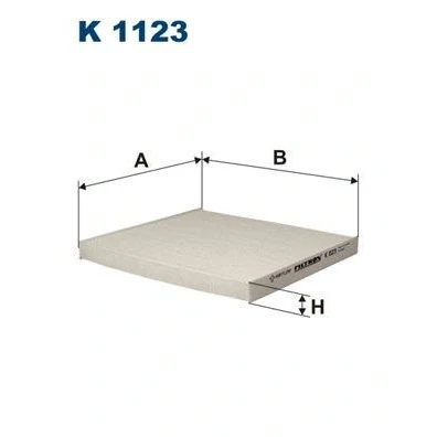 Bilde av FILTRON K 1123 Kupéfilter Partikkelfilter 200 219,5 20 TOYOTA: Avensis II Station Wagon, Corolla IX Hatchback, Wagon