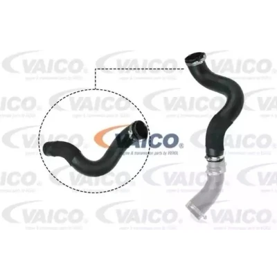 Bilde av VAICO V25 1047 Ladeluftslange gummi med tekstilforsterker Q+, original equipment manufacturer quality FORD: Transit Mk6 Flatvogn lastebil/Chassis