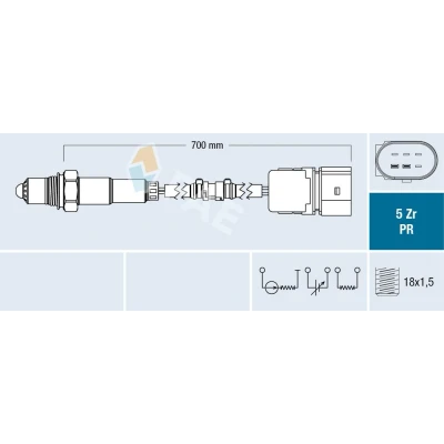 Bilde av Lambdasonde, audi,seat,skoda,vw, 06A 906 262 BR