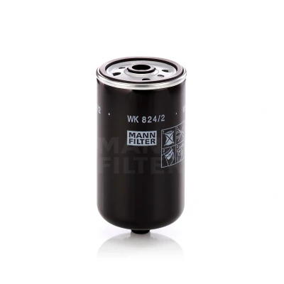 Bilde av MANN FILTER WK 824/2 Drivstoffilter Påskruingsfilter HYUNDAI: SANTA FE 2, H 1 Van, ACCENT KIA: SORENTO 1, CARENS 2