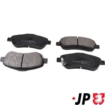 Bilde av JP GROUP 4863602510 Bremseklosser framaksel med akustisk slitasjevarsel TOYOTA: Avensis II Station Wagon, Sedan, Corolla Verso