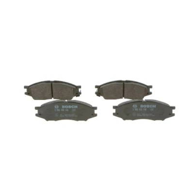 Bilde av BOSCH 0 986 495 146 Bremseklosser Low Metallic med integrert slitasjevarselkontakt, akustisk slitasjevarsel montageanvisning