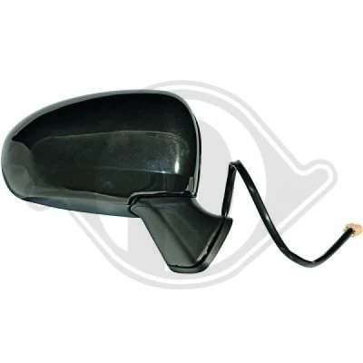 Bilde av Sidespeil Diederichs 6636025 venstre konveks, for elektrisk speiljustering, kan varmes opp, komplett speil TOYOTA: Prius III Hatchback