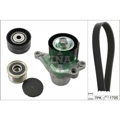 Bilde av INA 529 0423 20 Kileribberem med frihjuls reimskive NISSAN: Qashqai / Qashqai+2 I, Primastar Minibuss, OPEL: Vivaro A Combi