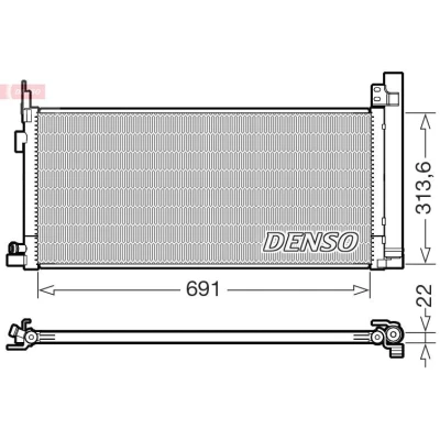 Bilde av Kondensator, klimaanlegg, toyota rav 4 v, van 884A042040