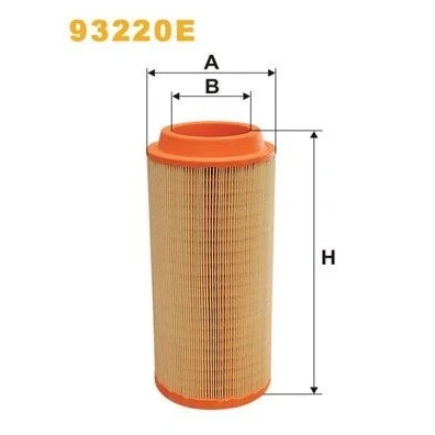 Bilde av WIX FILTERS 93220E Luftfilter 375 157,5 Filterinnsats