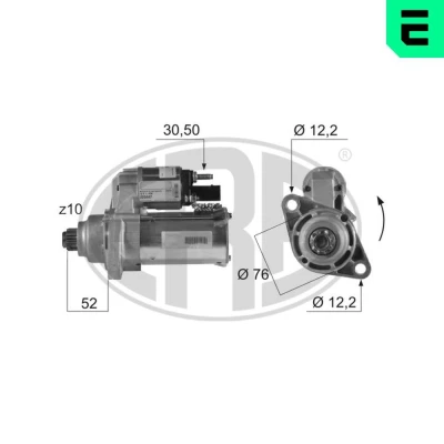 Bilde av Starter, audi,seat,skoda,vw, 02T 911 023 M, MX, T, TX, 024 Q