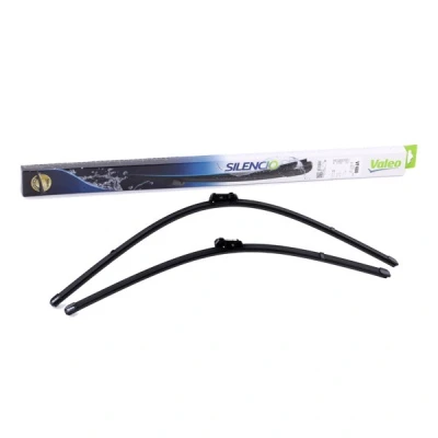 Bilde av Vindusvisker Valeo Silencio X.trm, Flat Blade Set 574680 foran Rammeløs Top Lock FORD: S Max Mk1, Transit Custom V362 Van, Galaxy Mk2 MPV