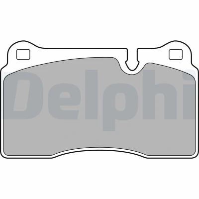 Bilde av DELPHI LP2009 Bremseklosser klargjort for slitasjeindikator med antihyle blikk uten tilbehør LAND ROVER: Range Rover Sport, 3