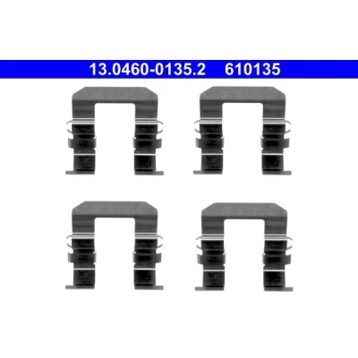 Bilde av ATE 13.0460 0135.2 Tibehørsett, skivebremse belegg Skivebrems HYUNDAI: Terracan, CHEVROLET: Captiva, OPEL: Antara
