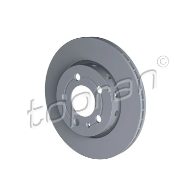Bilde av TOPRAN 110 434 Bremseskiver bakaksel 256 22 5 100 ventilert belagt VOLKSWAGEN: Golf 4, 4 Variant, Bora Sedan, AUDI: A3 Hatchback, TT Coupé