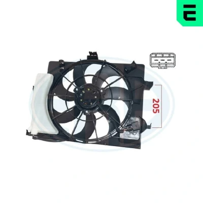 Bilde av ERA 352101 Kjølevifte 390 12
