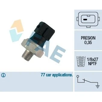 Bilde av Oljetrykkbryter, honda,land rover,mg,rover, 37240 P5T G00, 504109529, 504109529EZ, 5801291814, 5801455941, 7 350 847 S1, 847, 7736