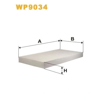 Bilde av Kupéfilter WIX FILTERS WP9034