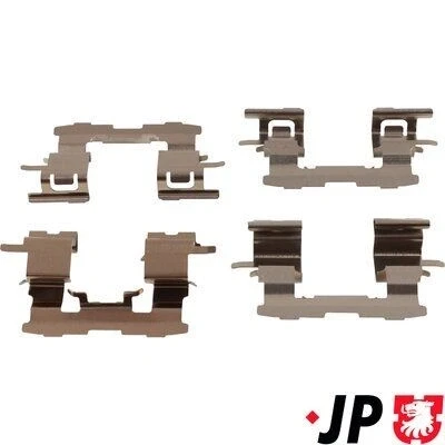 Bilde av JP GROUP 4864003810 Tibehørsett, skivebremse belegg TOYOTA: Yaris I Hatchback, Verso, Prius II Liftback