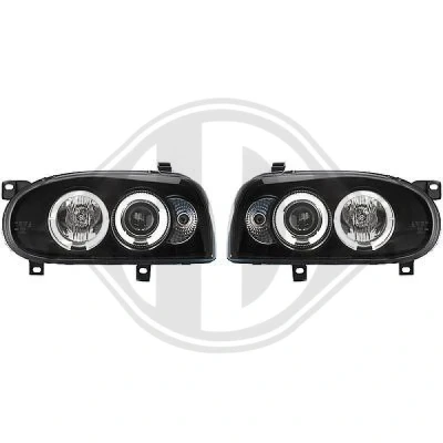Bilde av Sett hovedfrontlys Diederichs Hd tuning 2212280 vw golf iii, cabriolet variant iii