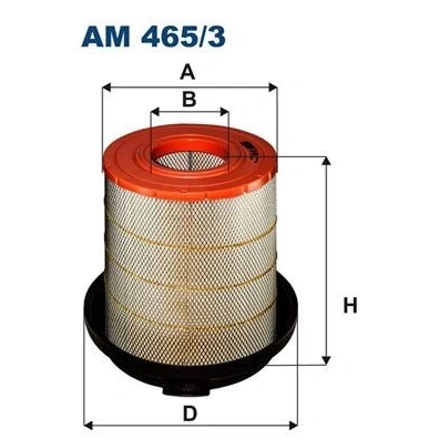 Bilde av FILTRON AM 465/3 Luftfilter 351mm 282mm Filterinnsats MERCEDES BENZ: ATEGO