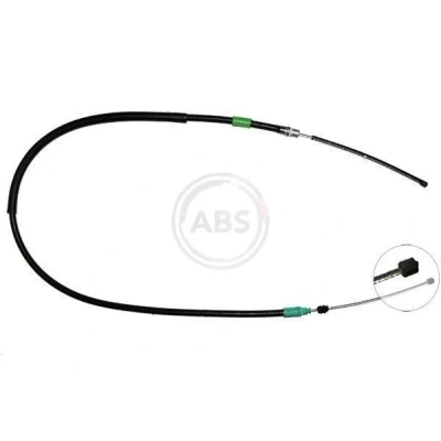 Bilde av A.B.S. K16897 Bremsekabel 1424 Trommelbrems for høyre/venstre ratt