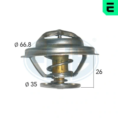 Bilde av ERA 350333A Termostat 92 med tetning BMW: 5 Sedan, Touring, 3 Coupé, AUDI: A4 B6 Avant, B5 A6 C5 Avant