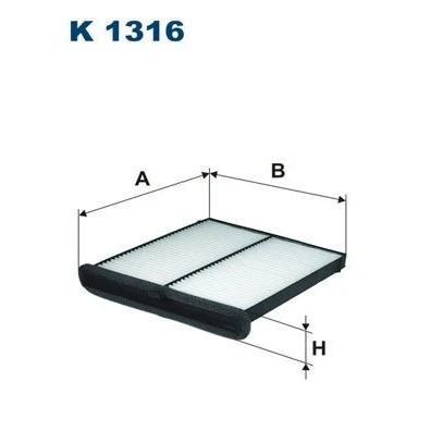 Bilde av FILTRON K 1316 Kupéfilter Partikkelfilter 222,5 196 34 MAZDA: 6 Stasjonsvogn, CX 5 I, 3 Hatchback
