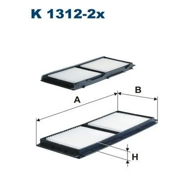 Bilde av FILTRON K 1312 2x Kupéfilter Partikkelfilter 251 104 17 MAZDA: 3 Hatchback