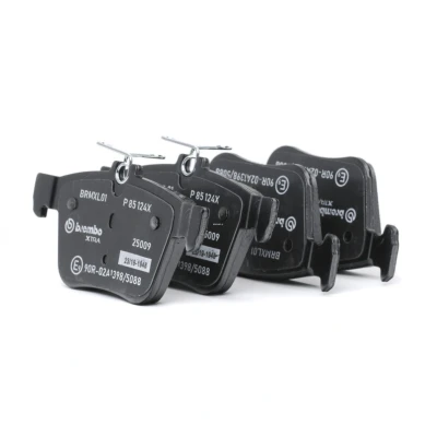 Bilde av BREMBO P 85 124X Bremseklosser ekskl. slitasjevarselkontakt uten tilbehør VOLKSWAGEN: Golf 7 Variant, 7, Passat B8 SKODA: Kodiaq