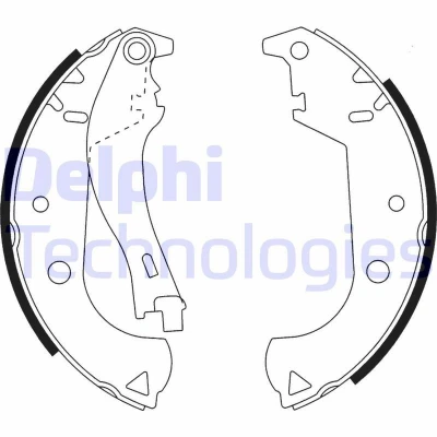 Bilde av DELPHI LS1916 Bremsesko 228 42 FIAT: Doblo I Cargo