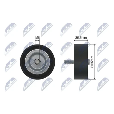 Bilde av Styrerulle kilerem, mercedes benz, 274 202 00 19, 01 2742020019, 2742020119, A A2742020019,