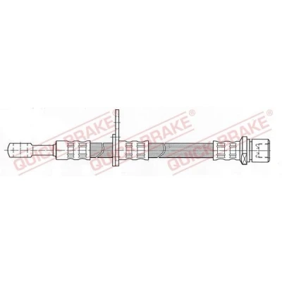 Bilde av Bremseslange, Framaksel venstre, subaru, 26540AE020, 26540AE02A, 26540FE030, 26590AE020, 26590AE021, 26590FE030