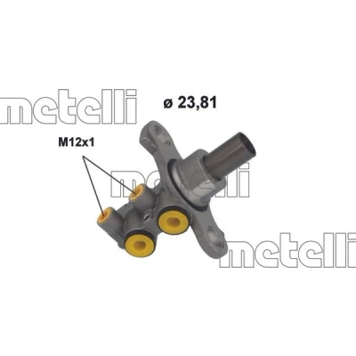 Bilde av METELLI 05 1228 Hovedsylinder 23,81 Aluminium