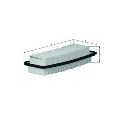 Bilde av MAHLE ORIGINAL LX 1950 Luftfilter 63,0 116 266,0 Filterinnsats TOYOTA: Yaris Verso, I Hatchback