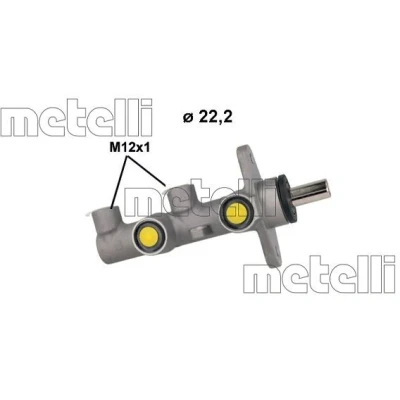Bilde av METELLI 05 1207 Hovedsylinder 22,20 Aluminium