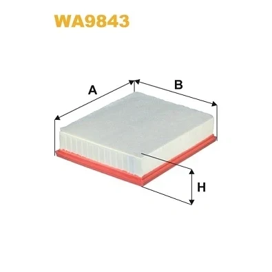 Bilde av Luftfilter WIX FILTERS WA9843