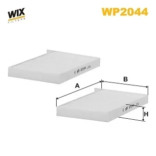 Bilde av Kupefilter WIX FILTERS WP2044