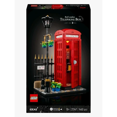 Bilde av LEGO Ideas 21347 Rød telefonkiosk i London Byggesett Plast