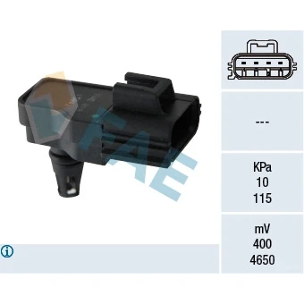 Bilde av Sensor, sugerørtrykk, ford fiesta iv, skåp/stor limousine, focus i, ka, ka van, 1086439, 1087424, 1709, XS6F 9F479 AA,