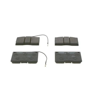 Bilde av BOSCH 0 986 460 932 Bremseklosser Low Metallic inkl. slitasjevarselkontakt med montageanvisning