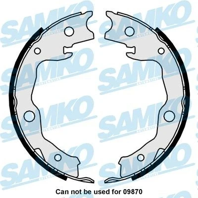 Bilde av LPR 01034 Handbromsbackar NISSAN: Leaf I, Qashqai / Qashqai+2 X Trail, TOYOTA: RAV4 III SUV, IV SUV