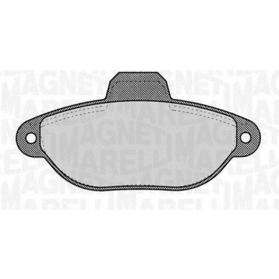 Bilde av Bremseklosser sett, Framaksel, fiat,lancia, 5892737, 71737179, 71769056, 71770985, 77362185, 77362245, 77362248, 77362267, 77362479, 994