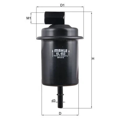 Bilde av MAHLE ORIGINAL KL 453 Drivstoffilter ledningsfilter 8