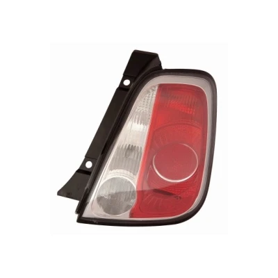Bilde av ALKAR 2212348 Baklykter høyre P21W, R10W, PY21W Kasse innvendig sort uten pæreholder FIAT: 500 Hatchback