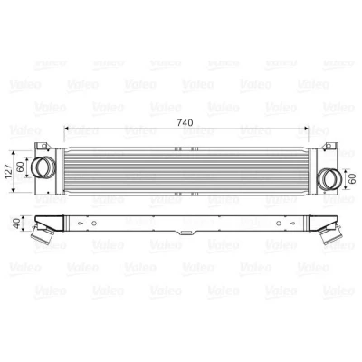 Bilde av VALEO 818586 Ladeluftkjøler uten EGR ventil FIAT: Ducato III Flatvogn lastebil / Chassis