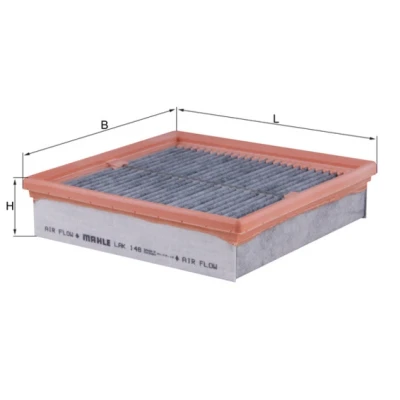 Bilde av MAHLE ORIGINAL LAK 148 Kupéfilter Karbonfilter 210,0 210 48,0