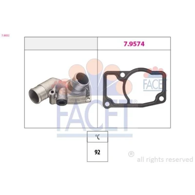 Bilde av FACET 7.8832 Termostat 92 Made in Italy OE Equivalent OPEL: Astra G Caravan