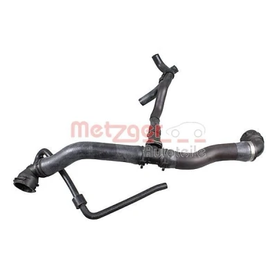 Bilde av METZGER 2421529 Radiatorslange foran, øvre EPDM (etyl propylen dien gummi) VOLKSWAGEN: GOLF 5, 6
