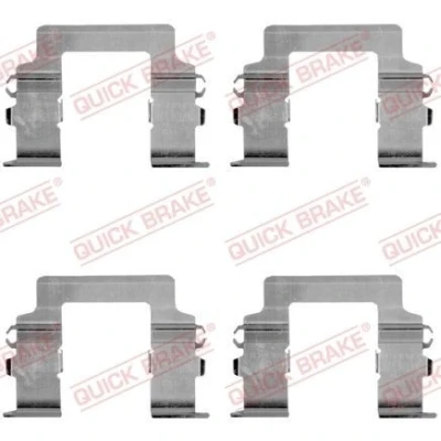 Bilde av QUICK BRAKE 109 1161 Tibehørsett, skivebremse belegg MITSUBISHI: Lancer 6 Limousine, Space Wagon II, ECLIPSE 2